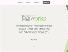 Tablet Screenshot of directmailworks.net